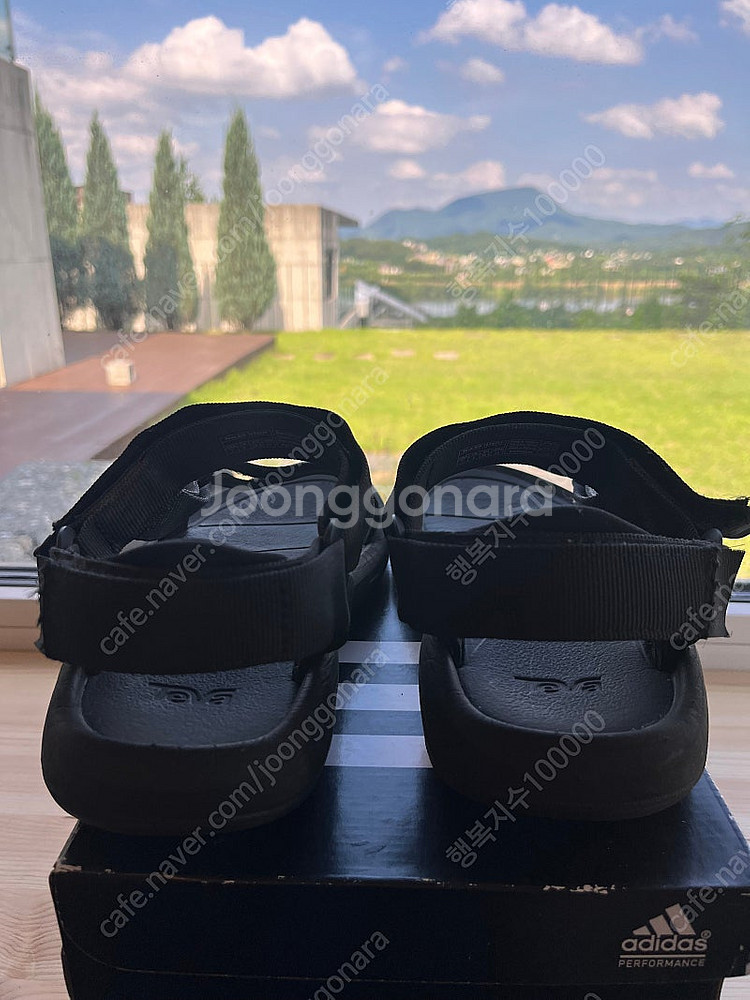테바 TEVA 정품 허리케인 올블랙 샌들 250mm 판...--3