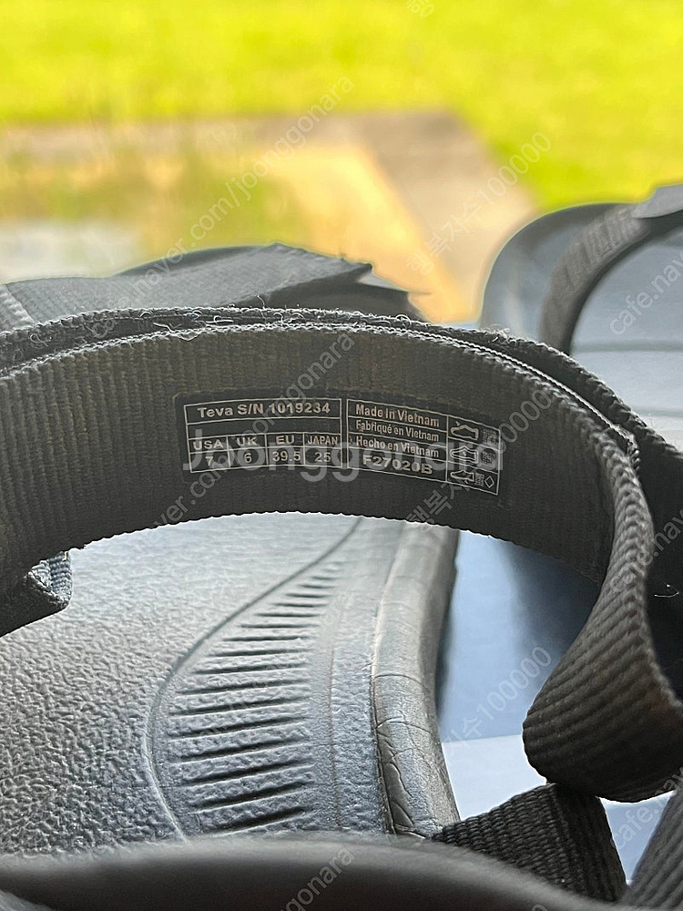 테바 TEVA 정품 허리케인 올블랙 샌들 250mm 판...--4