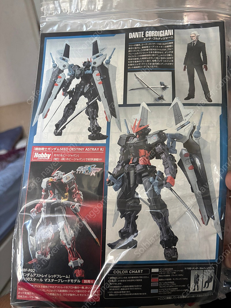 mg 건담 아스트레이 느와르 + 스트라이크 느와르 가조립 판매--3