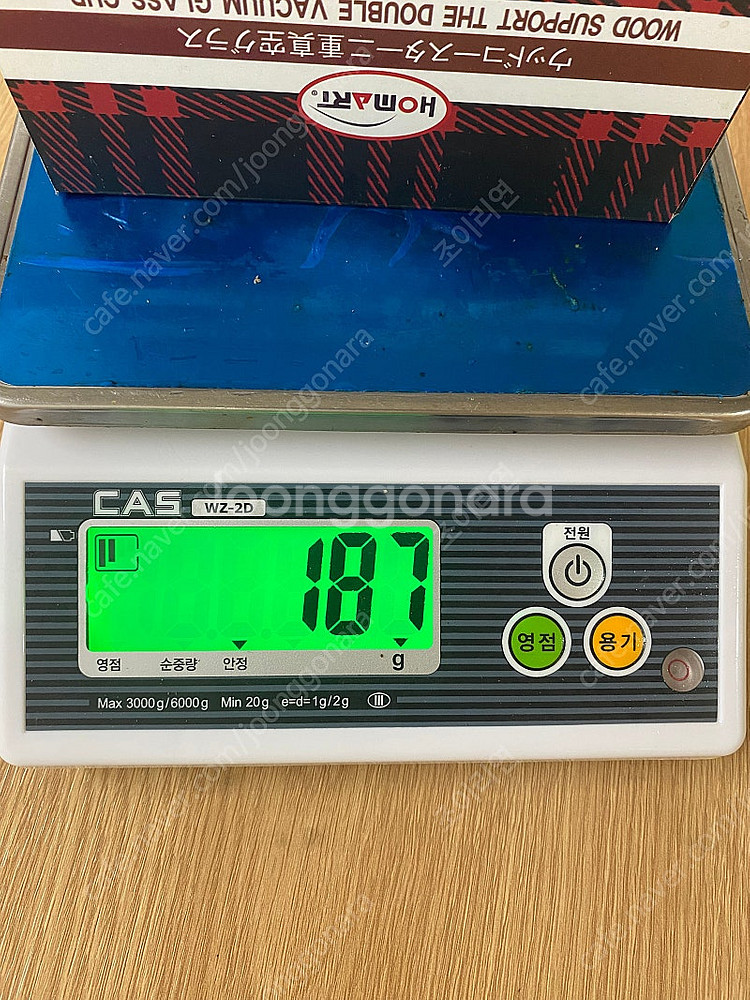 카스 디지털 전자저울 6kg 계량 업소용 가정용 베이킹 주방 저울--5