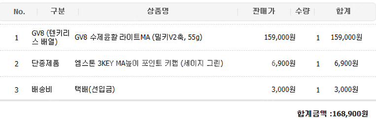 엠스톤 그루브 GV8 밀키축 V2(55g) 예쁘고 도각...--3