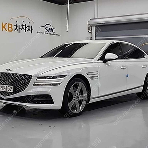 2020 화이트색상 제네시스 G80 중고 제네시스 중고 2.5 가솔린 터보 AWD 기본형 중고차구매후기 69,100 km