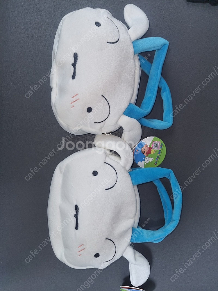 짱구 흰둥이 가방 인형 2개 급처--0
