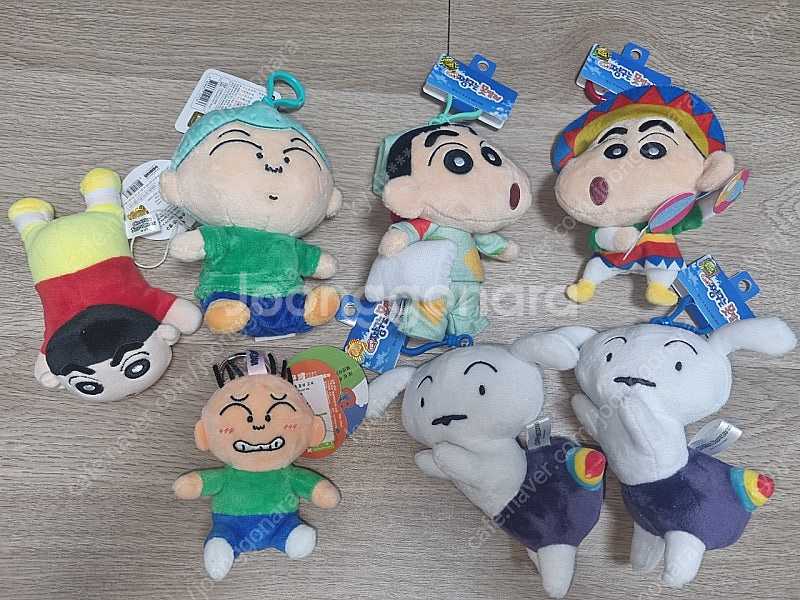 짱구 키링 극장판 인형 포함 일괄 급처--0
