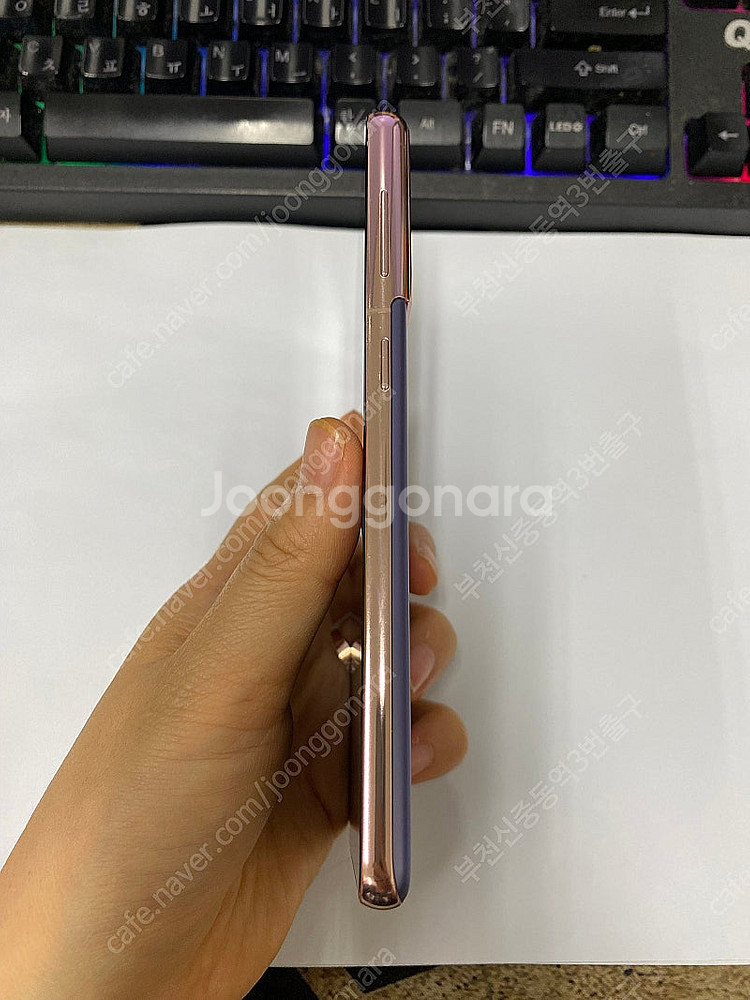 204389 갤럭시S21 퍼플 A급 256GB 무잔상 ...--5