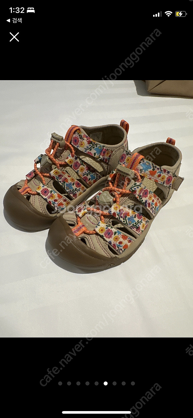 keen 뉴포트 아동샌들 플라워 200--4