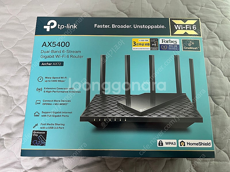 티피링크 Archer AX72 wifi6 유무선공유기 ...--0