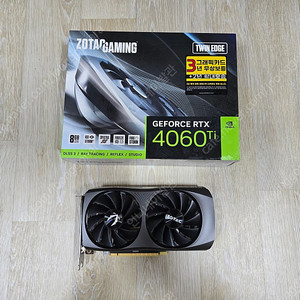 ZOTAC RTX 4060Ti 8GB 그래픽카드