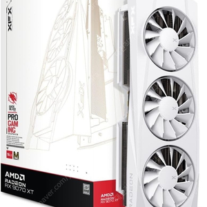 [대전] RX 9070XT 퀵실버 마그네틱 에어 WHITE 판매합니다