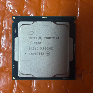 Intel Core i3-7100 SR35C / LGA1151 / 2코어 4스레드 / DDR4 DDR3L 지원 / 3.9GHz