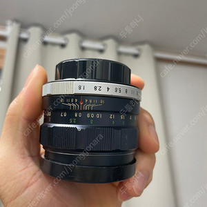 fujinon 55mm f1.8 올드렌즈, m42-fx 어댑터