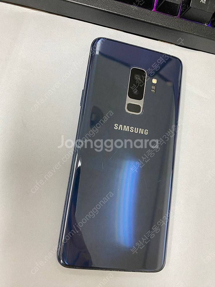 028541 갤럭시S9플러스 갤럭시S9+ 블루 외관깔끔...--0