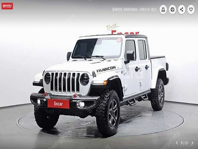 지프 글래디에이터 36 루비콘 4WD 중고차 선착순 판...--0