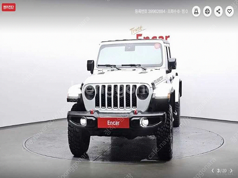 지프 글래디에이터 36 루비콘 4WD 중고차 선착순 판...--2