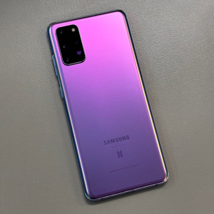 S급 갤럭시S20플러스 BTS에디션 256용량 미파손 무잔상 외관 정말 깨끗한단말기 20만 판매합니다