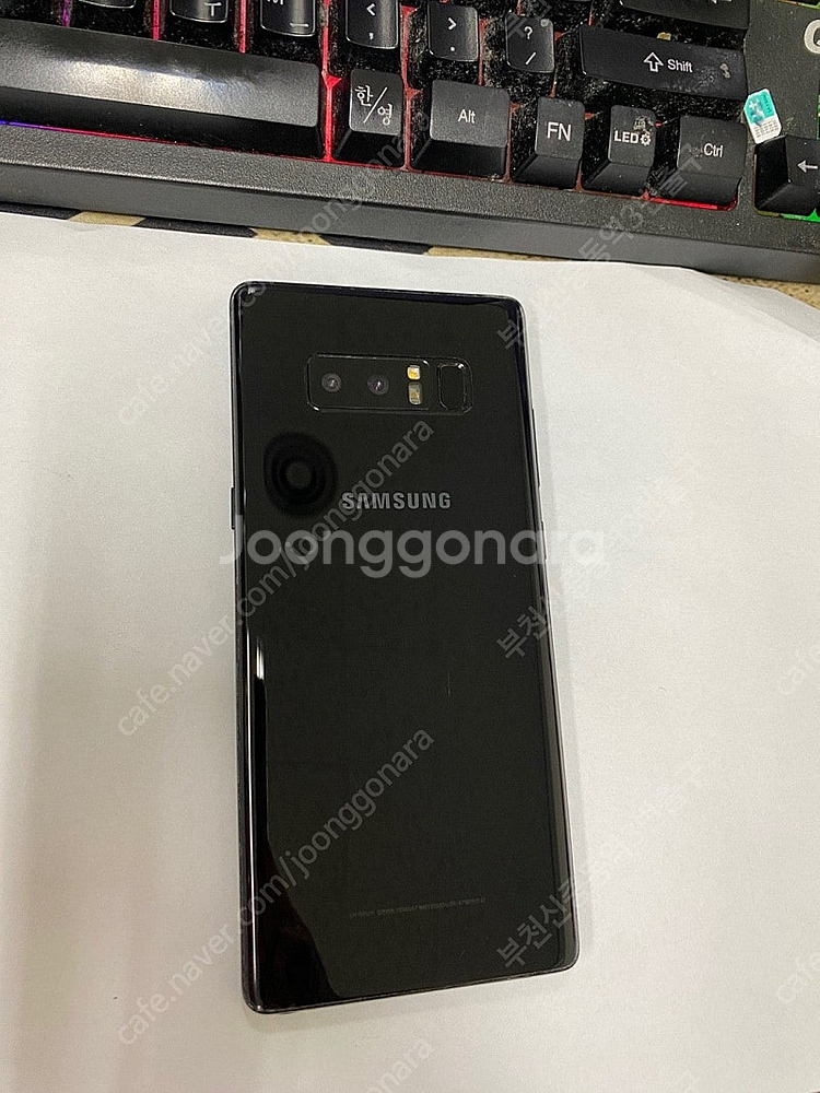 198815 SK 갤럭시노트8 블랙 외관깔끔 256GB...--0