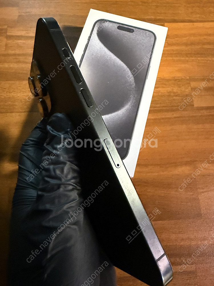 아이폰15프로맥스 1tb 블랙 티타늄--2