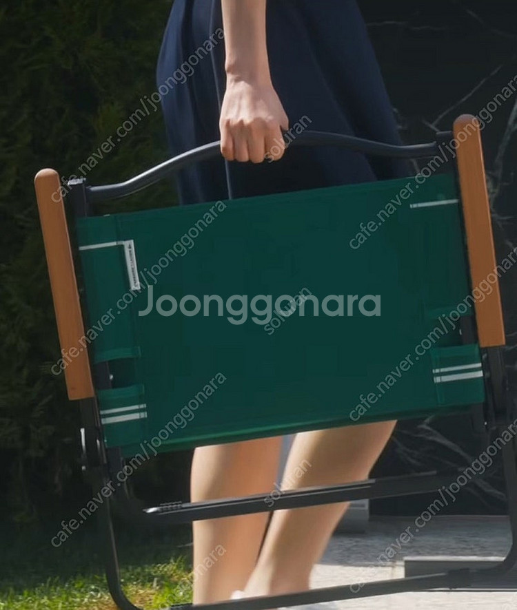 스타벅스 프리퀀시 라코스테 폴딩체어 그린(미개봉 사이드...--3