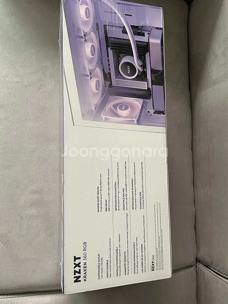 NZXT KRAKEN 360 RGB 화이트 크라켄 쿨러--1