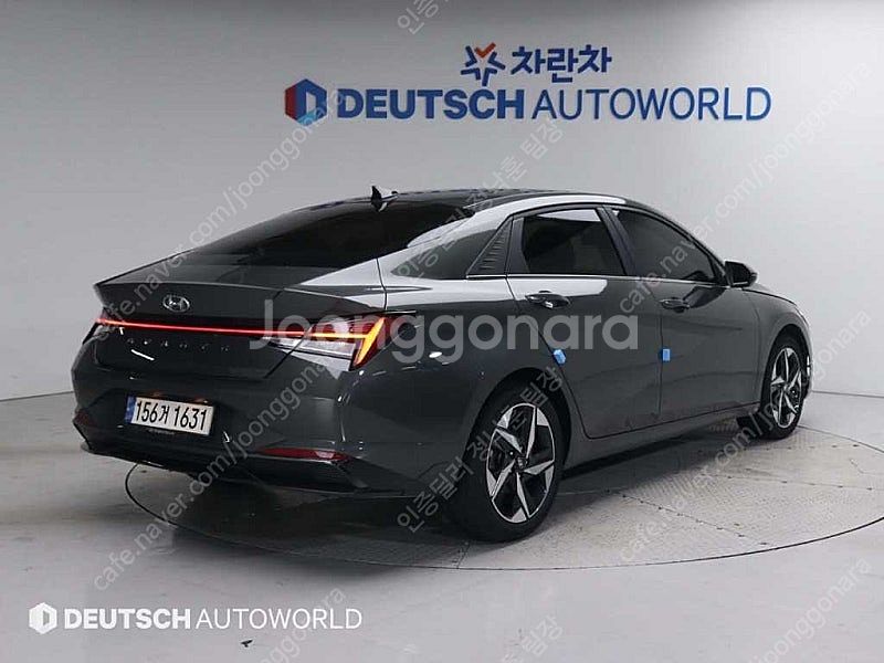 아반떼 중고차 아반떼 하이브리드 중고 회색 2023년식...--3