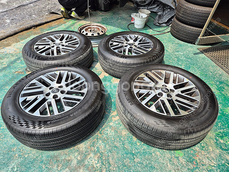 [판매] 팰리세이드 lx3 18인치휠 타이어 임판급--0