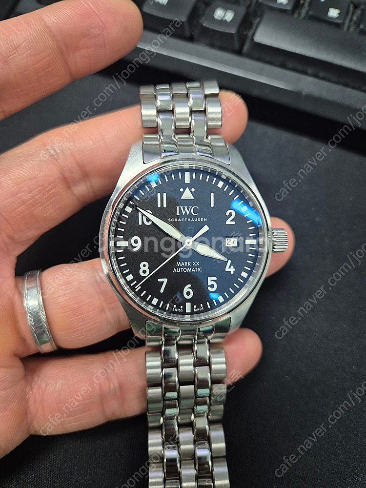 Iwc 마크20 검판 가죽(+정품러버+사제브슬)--3