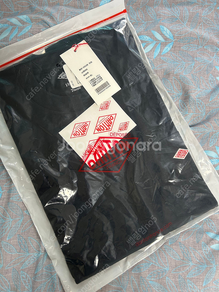 [L-XL] 단톤 플레인 포켓 티셔츠--1