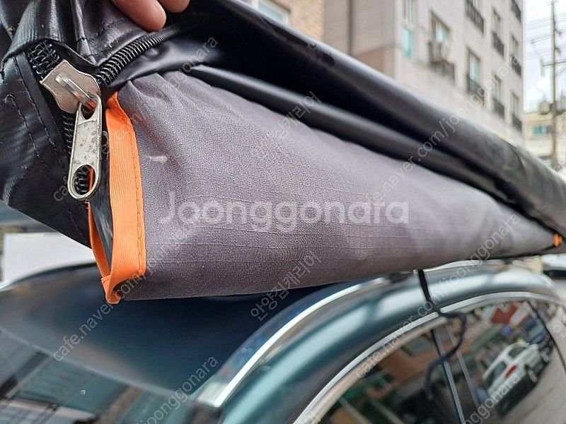 툴레 하프로 팩라인 코토 일체형 루프박스 루프탑텐트 가...--5