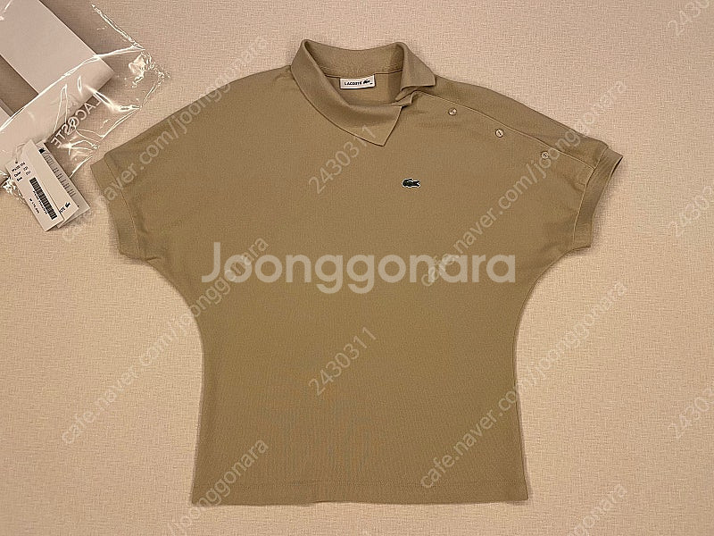 라코스테 사선 플라켓 폴로 베이지 34 PF600E-5...--1