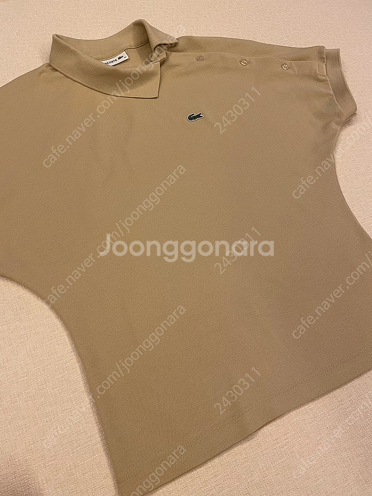 라코스테 사선 플라켓 폴로 베이지 34 PF600E-5...--5