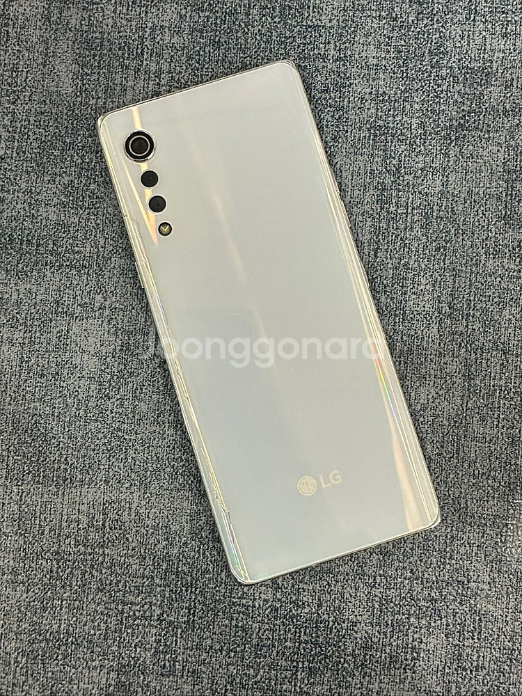 LG 벨벳 128G 화이트 21년 1월개통 무잔상 작은...--0