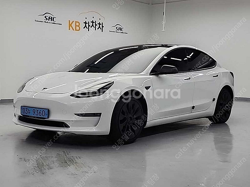 2021년형 모델3중고 테슬라 중고차 93,535 km...--0