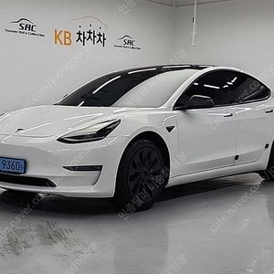 2021년형 모델3중고 테슬라 중고차 93,535 km 롱 레인지 깔끔흰색 중고자동차가격