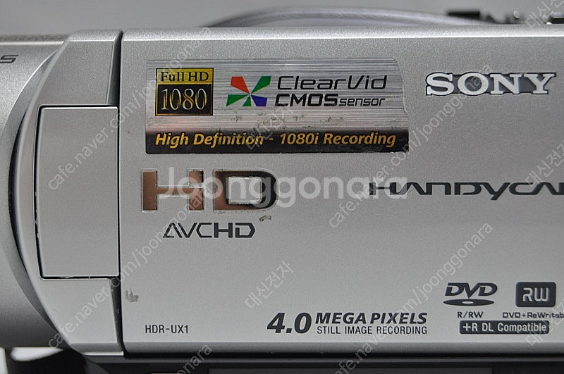 소니DVD캠코더HDR-UX1팝니다--1