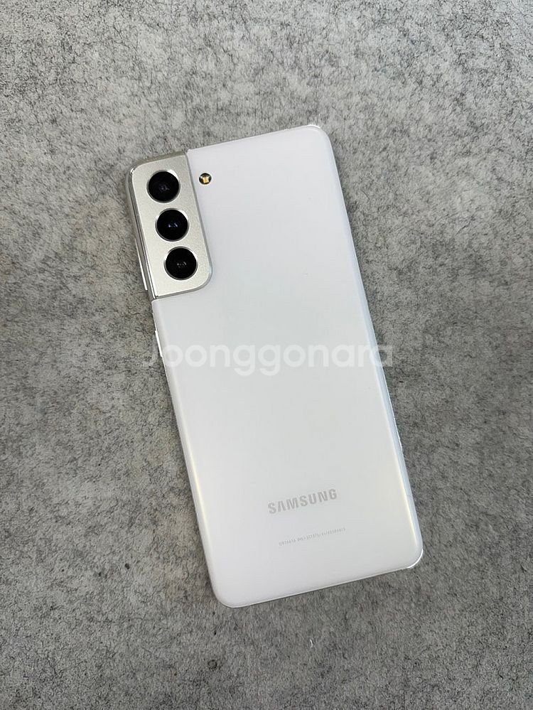 갤럭시S21 화이트 256G 미파손 가성비꿀폰 상태좋은...--1