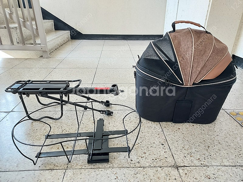 자전거 펫캐리어 + 짐받이--0
