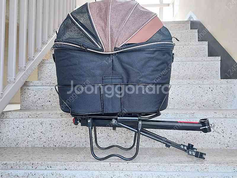 자전거 펫캐리어 + 짐받이--1