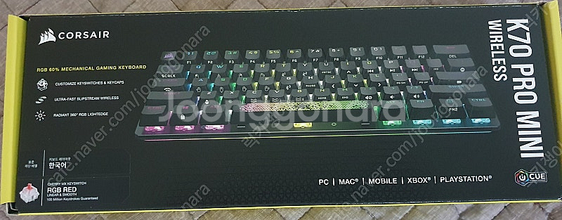커세어 CORSAiR K70 PRO MiNi RGB 무...--0