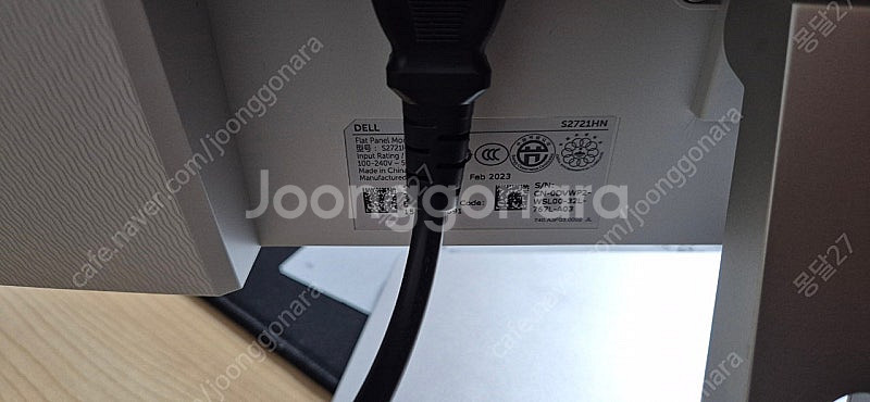 델 27인치 모니터 DELL S2721HN--6