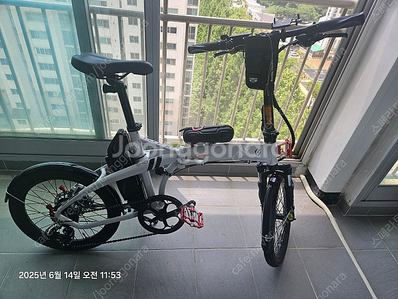 엘파마 스키드 전기자전거 화이트--0