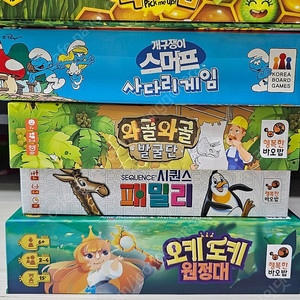 행복한 바오밥 픽미업, 와골와골발굴단, 시퀀스패밀리, 오키도키원정대, 개구쟁이스머프 택포5만