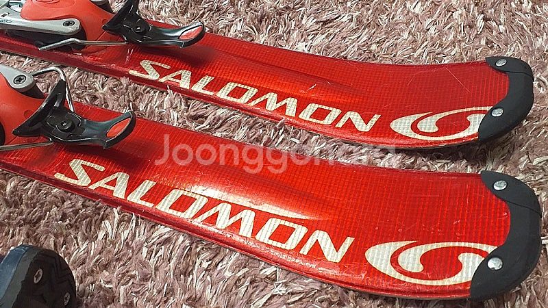살로몬 숏스키(스키 99.9cm,부츠280mm)--3