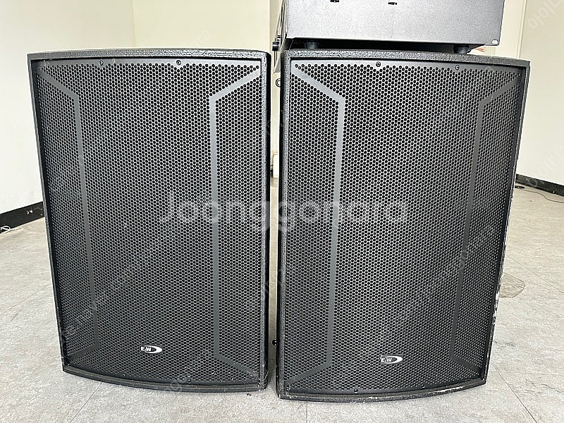 패시브 음향장비 E&W V-15 스피커 500W 2통 ...--0