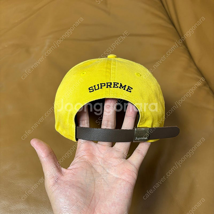 Supreme 슈프림x팀버랜드 워시드 옐로우 6패널 볼...--6