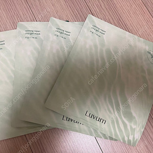 러븀 Luvum 카밍시카 겔 마스크