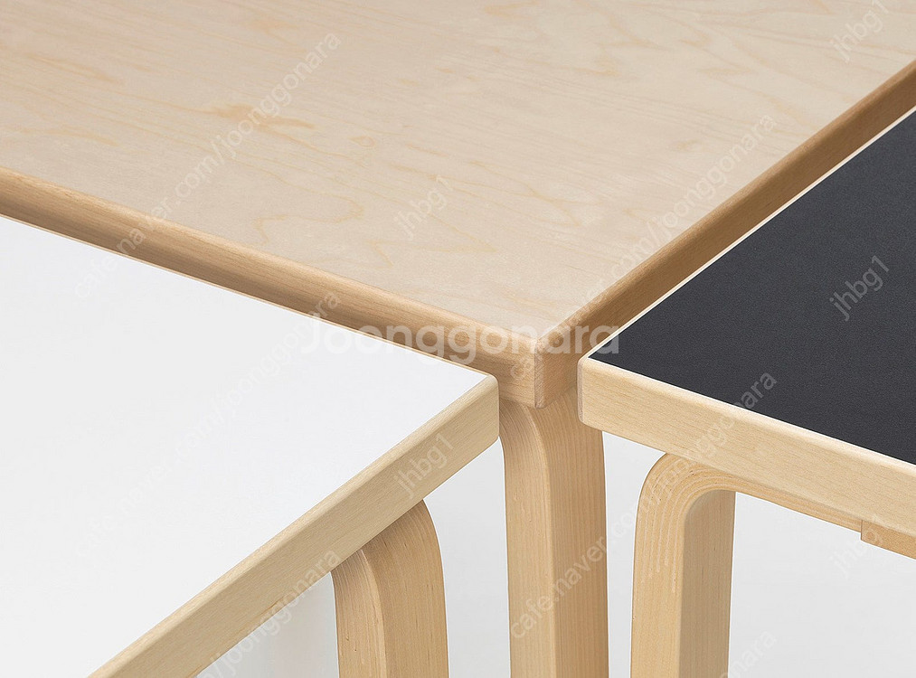 아르텍 알토 테이블 81C 75X75 White Lam...--4