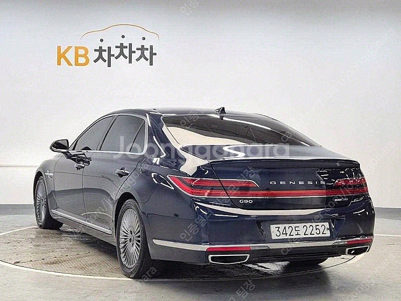 제네시스 G90 중고 제네시스 중고 가격 파란색 202...--3