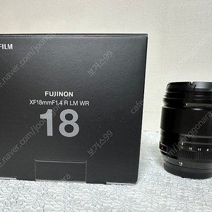후지 xf 18mm f1.4 R LM WR 렌즈 판매합니다