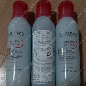 (립 앤 아이 리무버) 바이오더마 센시비오 H2O eye 125ml 3개