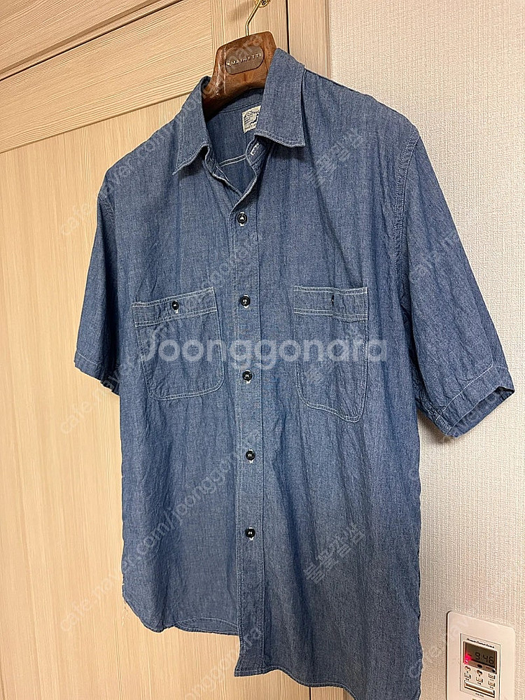 오어슬로(Orslow) 샴브레이셔츠 5(빈티지핏)--2